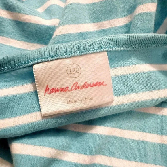 Hanna Andersson | Teal Ruffle Sleeve Tank (6-7 yrs) - Picture 4 of 5